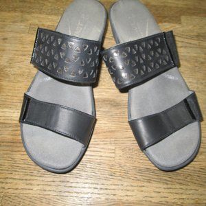 Naot Black Leather Womens Platform Sandals  37